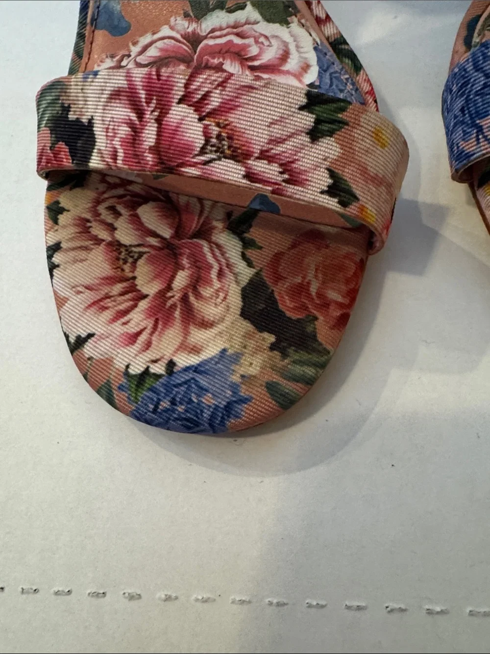 Gianni Bini Pink Floral Heels